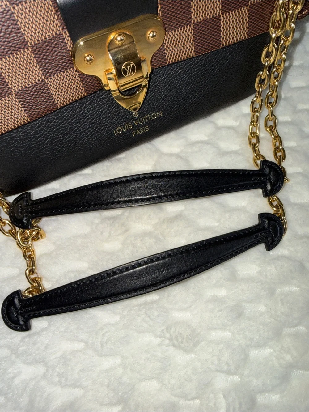 Louis Vuitton Vavin PM Damier Ebene Noir-Authentic-EUC